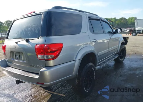 2005 Toyota Sequoia Limited V8 из США, поврежденный, VIN 5TDBT48A55S236796